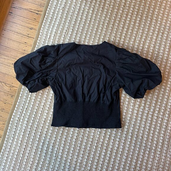 Frame Tops Square Neck Puff Sleeve Top - Picture 3 of 4